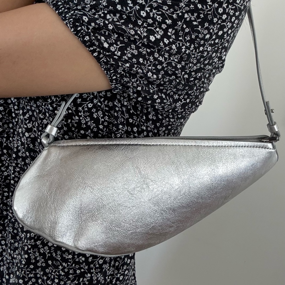 COS Silver Women's Shoulder Bag